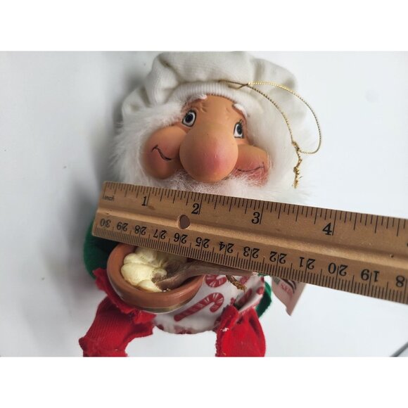 Vtg SANTA'S BEST SANTAKINS Plush Decorations ELF Ornament Whimsical - Picture 12 of 12